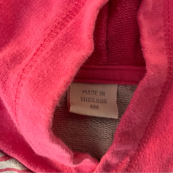 Vintage Adidas Hoodie Baby girl size 6mo super retro cute 80s - Picture 3 of 3